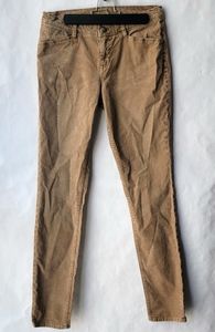 Aritzia Talula Beige Corduroy Pants Sz 8 GUC